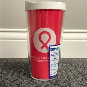Tervis tumbler National Breast Cancer Foundation NWT 16 oz Plastic